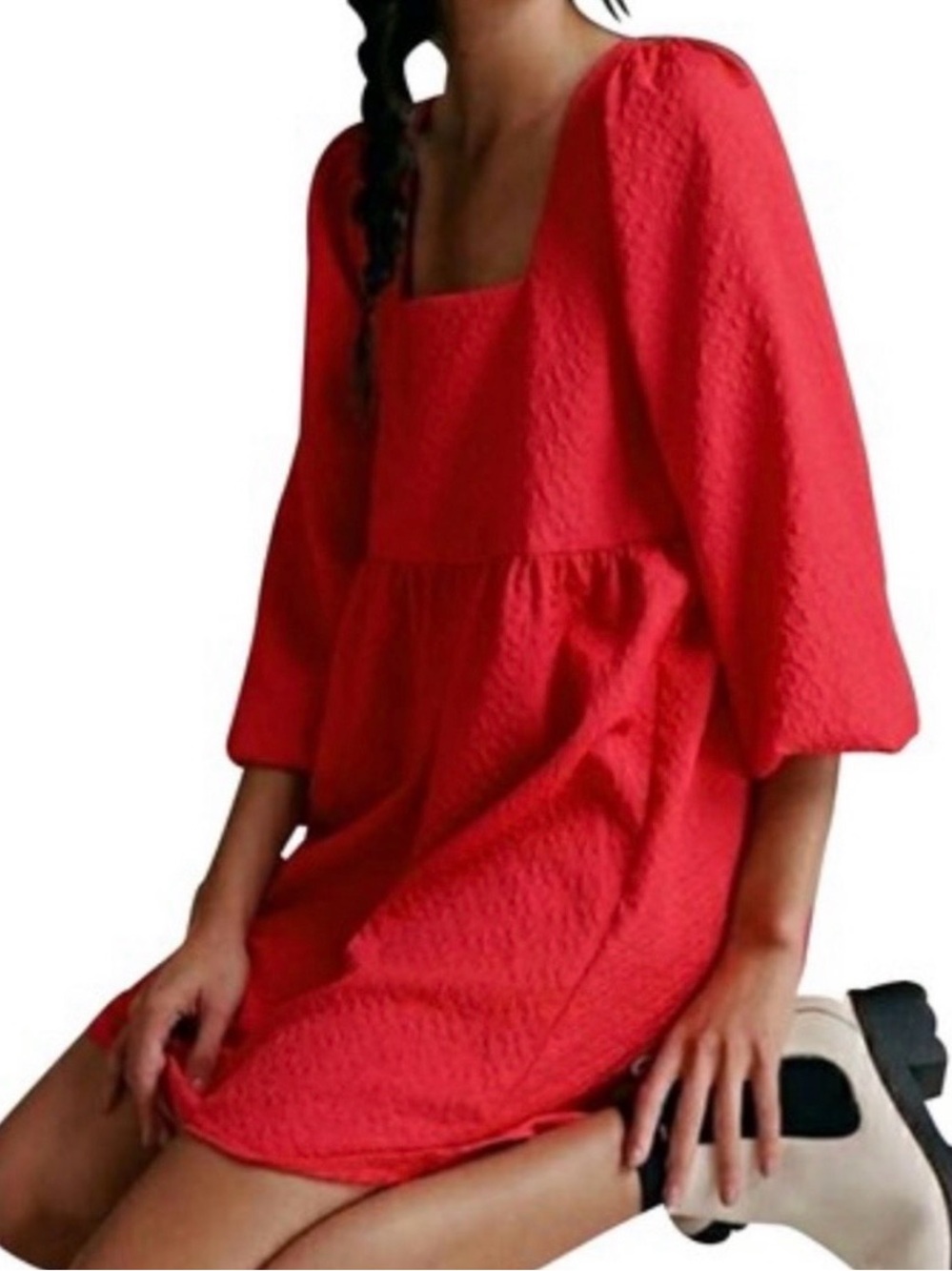 Anthropologie Amadi Red dress